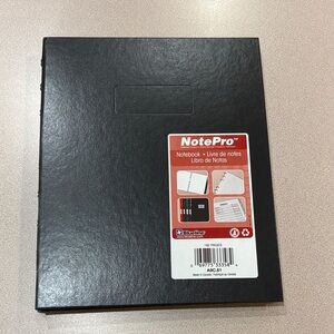 Blueline NotePro Black Notebook